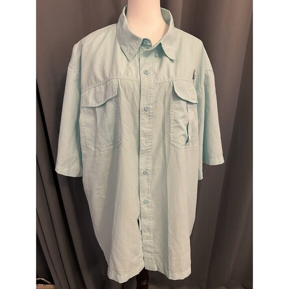 HABIT Mens Large 3XL Travel/Tech/Hiking Button-up shirt - Picture 1 of 7